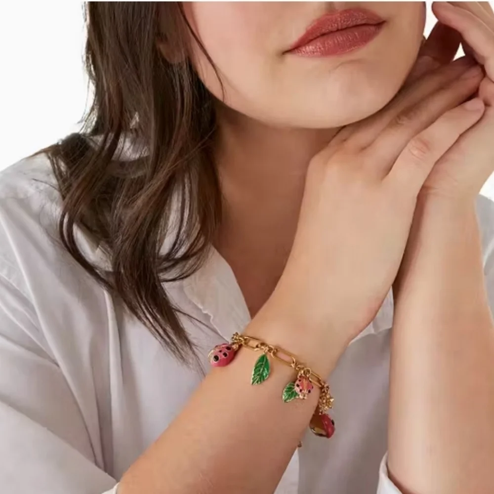 🐞🔹️Kate Spade🔹️ Ladybug Charm Bracelet - Picture 2 of 6